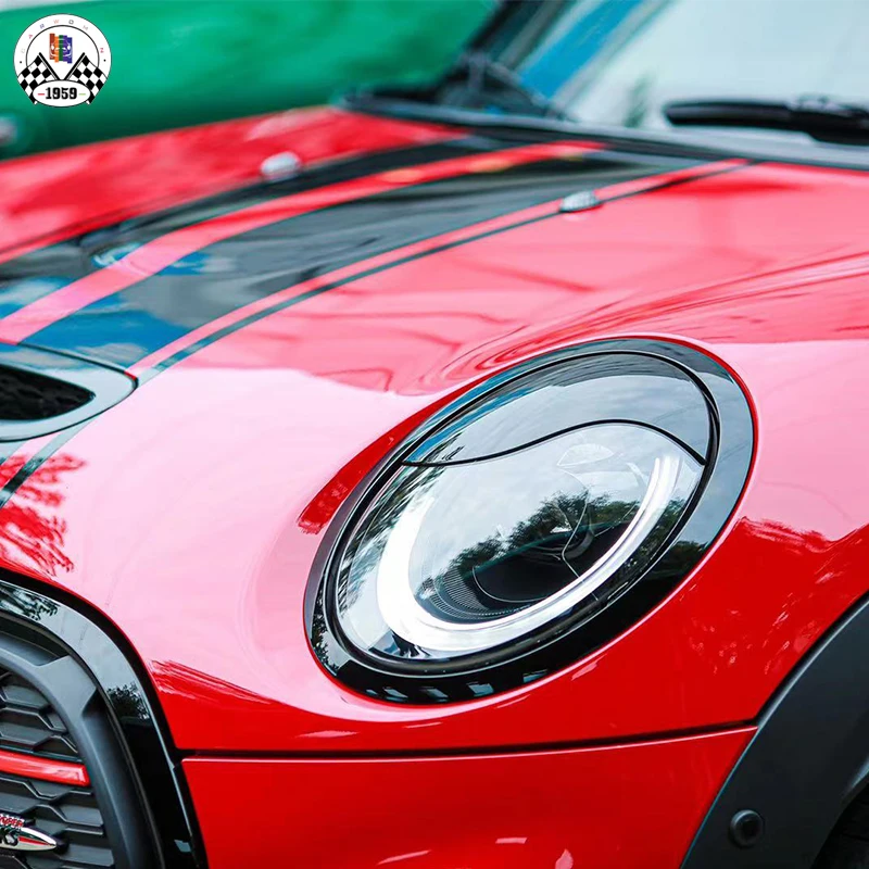 ABS 플라스틱 광택 및 매트 블랙 컬러 앵글 아이리드, 미니 쿠퍼 F54 F55 F56 F57, 세트당 2 개, 신제품