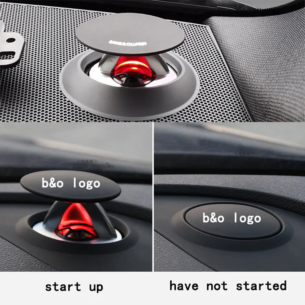 LED 리프팅 트위터 스피커, 아우디 A4, A5, A6, A7, Q5, C7, C8, B9, 자동차 악기 전기 고음 경적 장식 파, 32 색