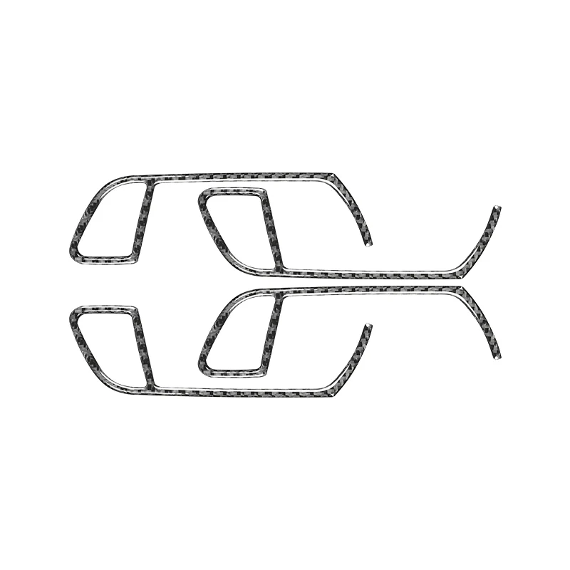 자동차 문짝 핸들 프레임 장식 커버 트림, 탄소 섬유 인테리어 액세서리, 아우디 A4L A4 B8 2009-2016 Q5 2009-2017 A5 2008-2017
