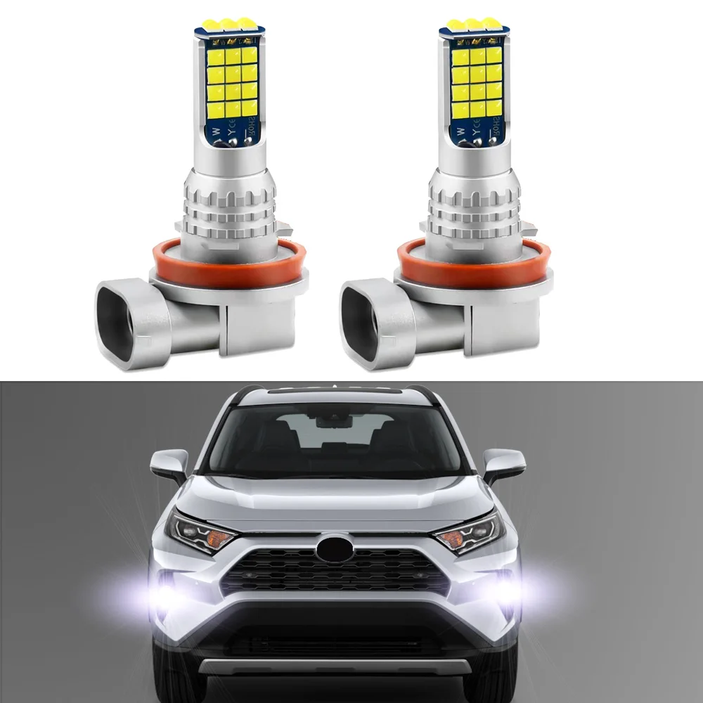 도요타 RAV4 RAV4 2006- 2015 2016 2017 2018 2019 2020 2021 LED 안개등 전구 전면 안개등 Canbus 화이트, 2 피스 title=도요타 RAV4 RAV4 2006- 2015 2016 2017 2018 2019 2020 2021 LED 안개등 전구 전면 안개등 Canbus 화이트, 2 피스