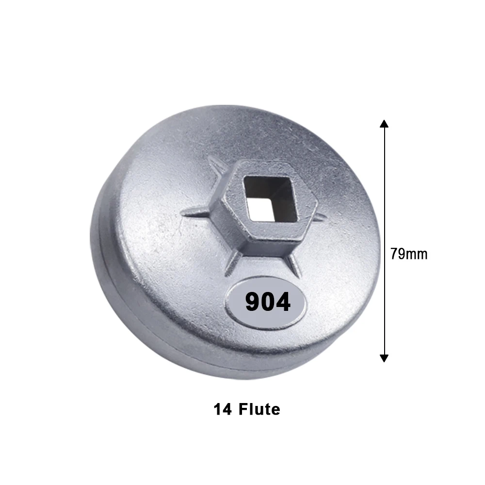 오일 필터 렌치 엔드 캡 소켓 리무버 도구, 도요타 BMW VW 현대 지프용 알루미늄 901 902 903 904, 65mm, 67mm, 74mm, 14-15 플루트
