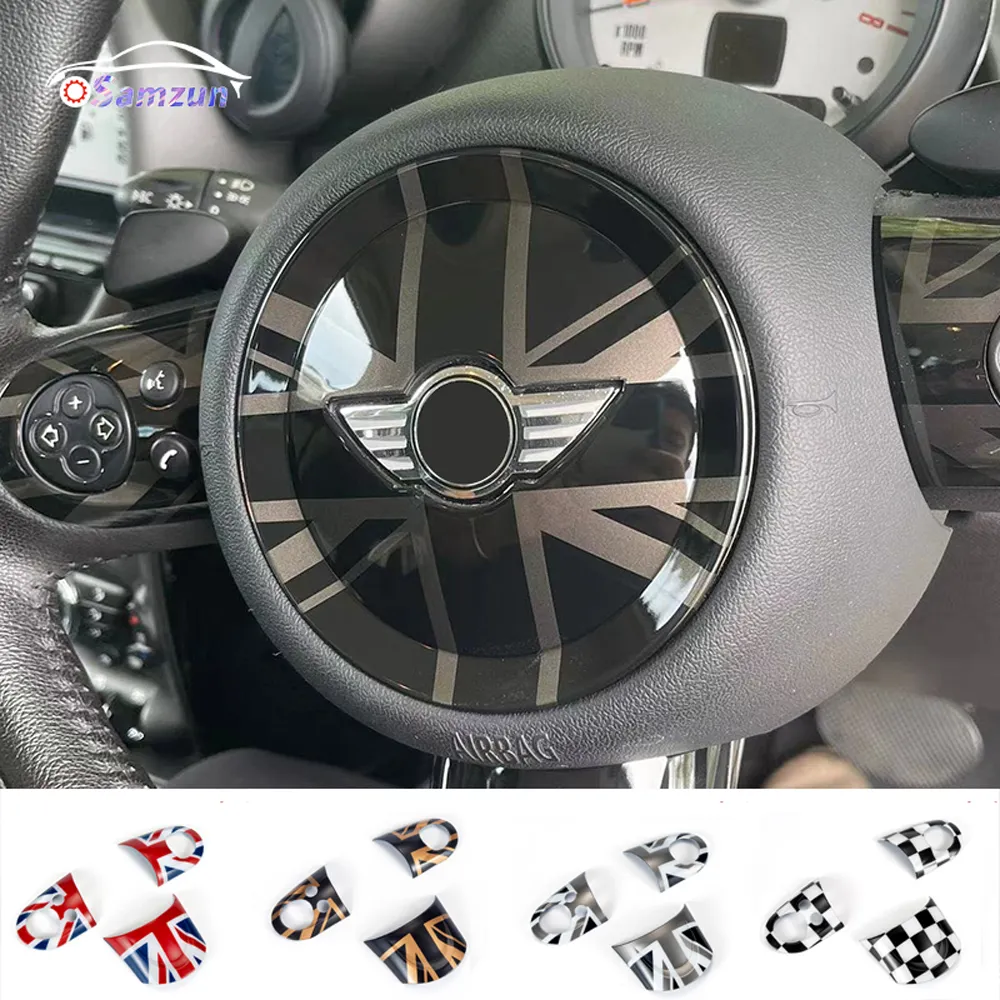 스티어링 휠 센터 커버 패널 버튼 스타일링 스티커, 자동차 인테리어 액세서리, 미니 쿠퍼 R56 R55 R60 컨트리맨 R57 R58 title=스티어링 휠 센터 커버 패널 버튼 스타일링 스티커, 자동차 인테리어 액세서리, 미니 쿠퍼 R56 R55 R60 컨트리맨 R57 R58 