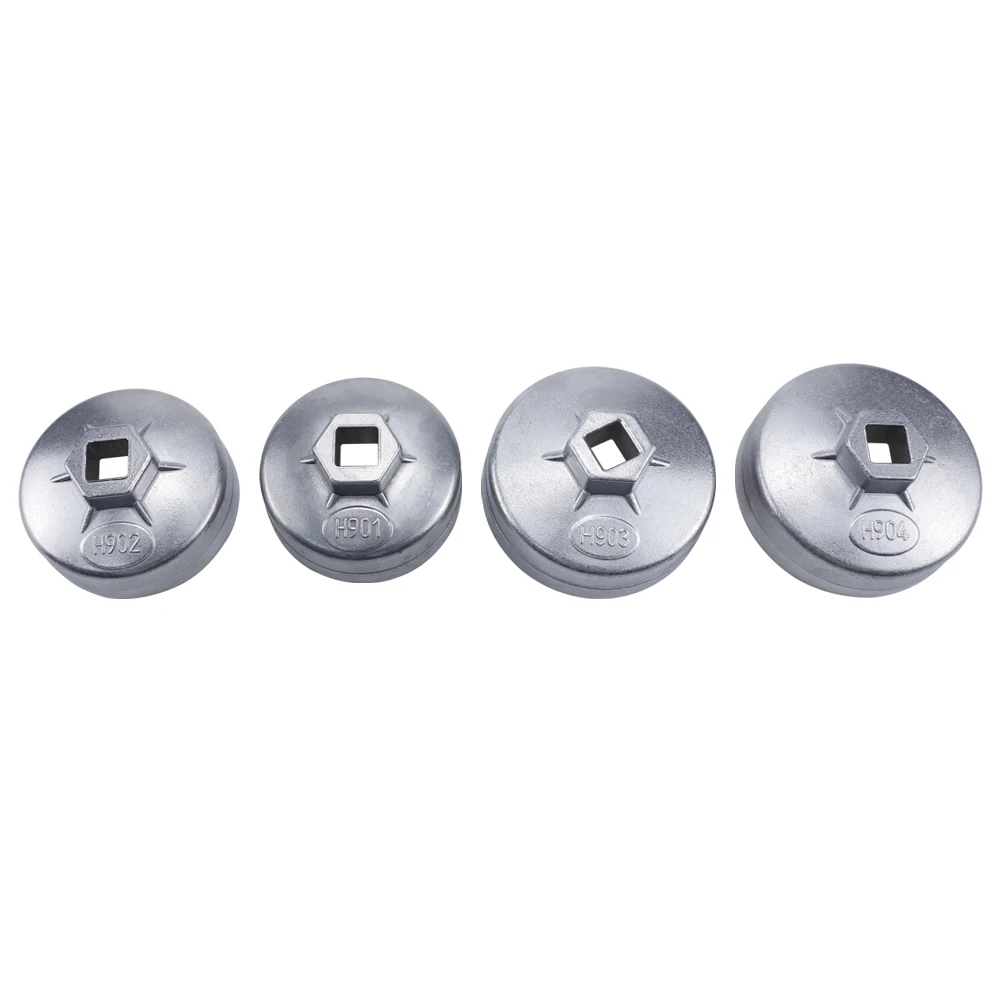 오일 필터 렌치 엔드 캡 소켓 리무버 도구, 도요타 BMW VW 현대 지프용 알루미늄 901 902 903 904, 65mm, 67mm, 74mm, 14-15 플루트