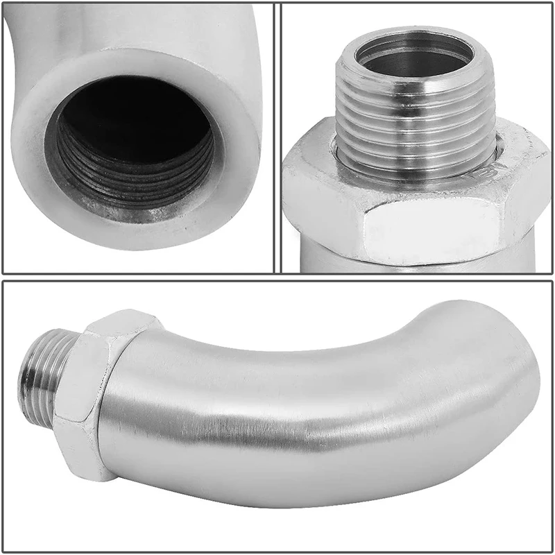 J 스타일 벤드 범용 수소 스페이서, O2 산소 센서 확장, M18 X 1.5 커넥터 제한기, 조절 가능한 가스 흐름 인서트, 신제품