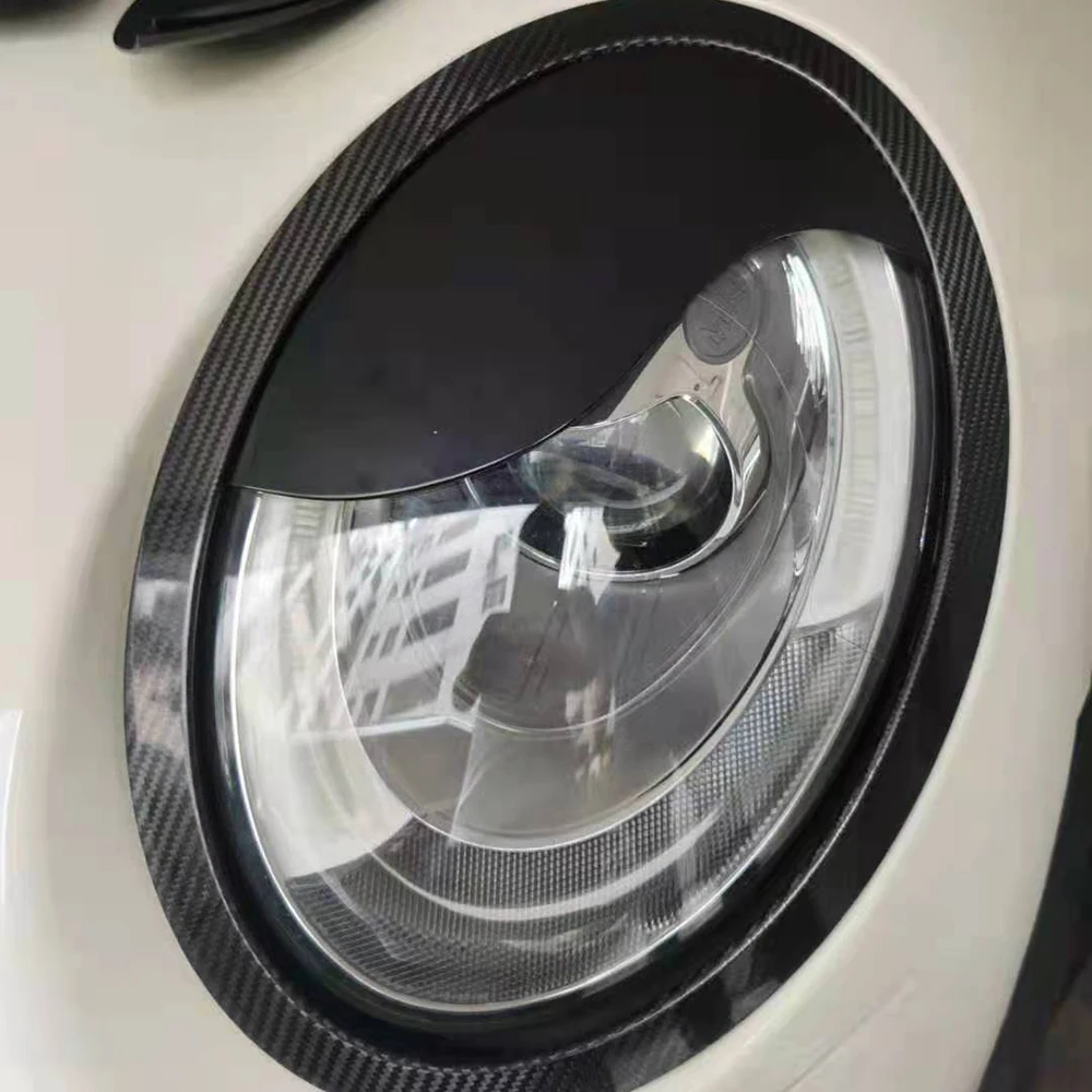 ABS 플라스틱 광택 및 매트 블랙 컬러 앵글 아이리드, 미니 쿠퍼 F54 F55 F56 F57, 세트당 2 개, 신제품