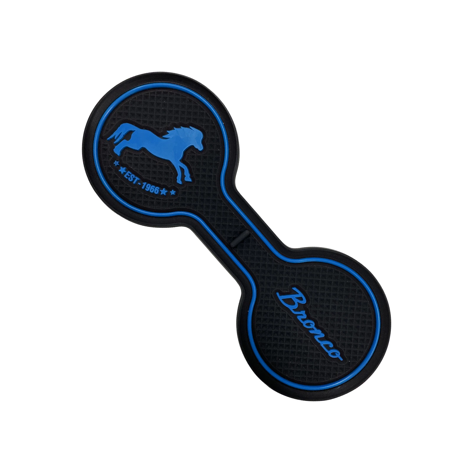 포드 브롱코 자동차 컵 코스터, 2020 2021 2022 소프트 드링크 컵 거치대 미끄럼 방지 패드, 데일리 인테리어 액세서리, 자동차 스타일링