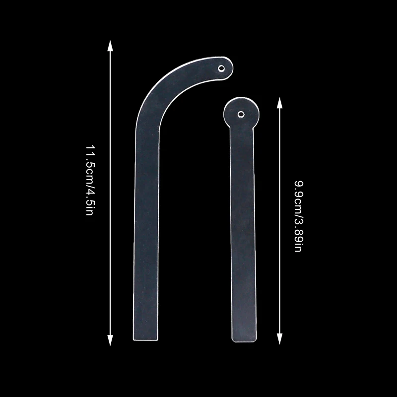 투명 아크릴 귀걸이 디스플레이 홀더 랙, 귀걸이 착용 효과 스틱, 이어 스터드 쥬얼리, 스틱 사용 가능, 5 개