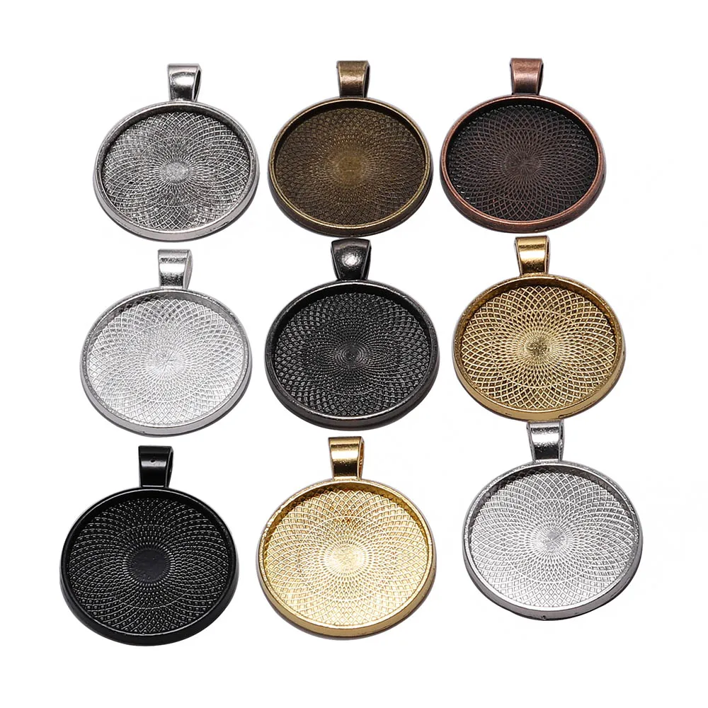 목걸이 펜던트 세팅 10 개 20/25/30mm, 카보 숑 카메오 베이스 트레이 베젤 블랭크 펜던트 카보 숑 쥬얼리 액세서리 만들기 title=목걸이 펜던트 세팅 10 개 20/25/30mm, 카보 숑 카메오 베이스 트레이 베젤 블랭크 펜던트 카보 숑 쥬얼리 액세서리 만들기