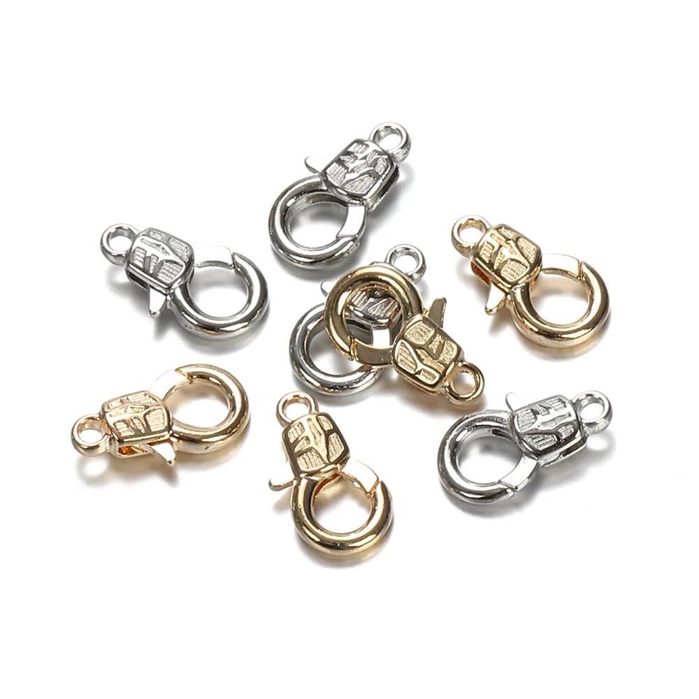 30pcs 팔찌에 대 한 16mm 금속 랍스터 걸쇠 목걸이 후크 체인 클로저 쥬얼리에 대 한 공예 액세서리 구성 요소 만들기 DIY