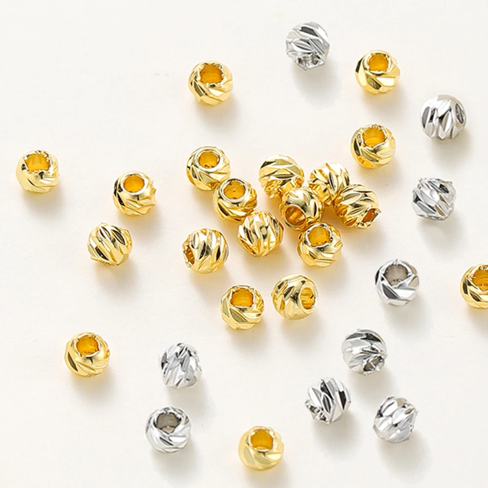 18K 금 도금 스트라이프 조각 비즈 귀걸이 목걸이 꽃 느슨한 스페이서 비즈, DIY 주얼리 제작 도매 결과물, 20 개/로트 title=18K 금 도금 스트라이프 조각 비즈 귀걸이 목걸이 꽃 느슨한 스페이서 비즈, DIY 주얼리 제작 도매 결과물, 20 개/로트 