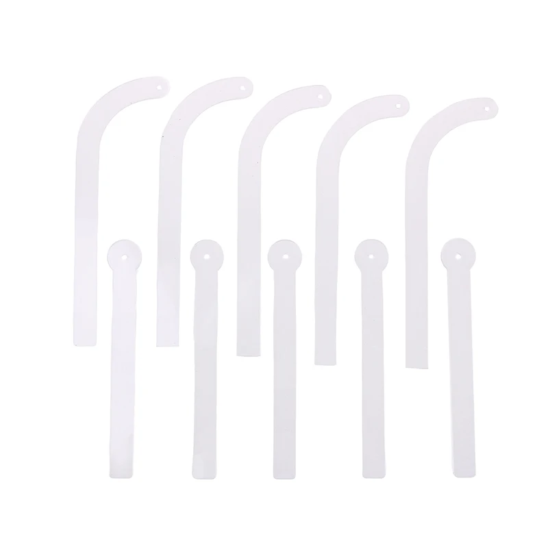 투명 아크릴 귀걸이 디스플레이 홀더 랙, 귀걸이 착용 효과 스틱, 이어 스터드 쥬얼리, 스틱 사용 가능, 5 개