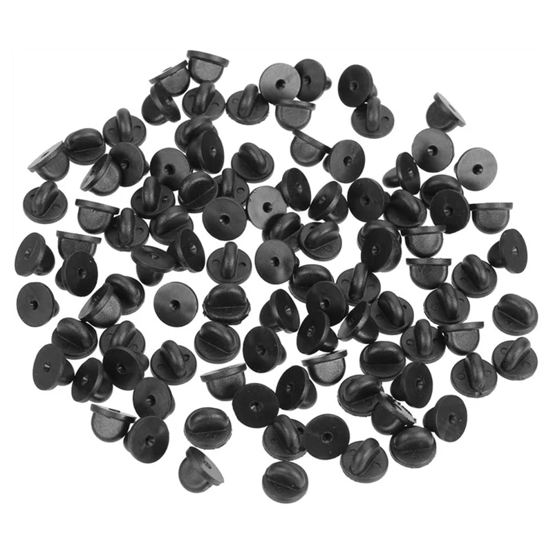 고무 브로치 버클 단추 걸쇠 핀 백 클러치 케어 캡, 네일 타이 백 스토퍼, 스퀴즈 배지 거치대 쥬얼리 액세서리, 50 개