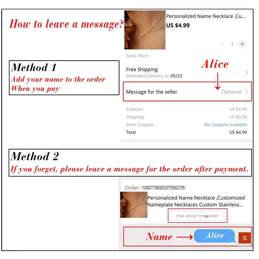 여성용 맞춤형 이름 스테인레스 스틸 목걸이, 골드 박스 체인 초커, 손글씨 명판 펜던트 목걸이