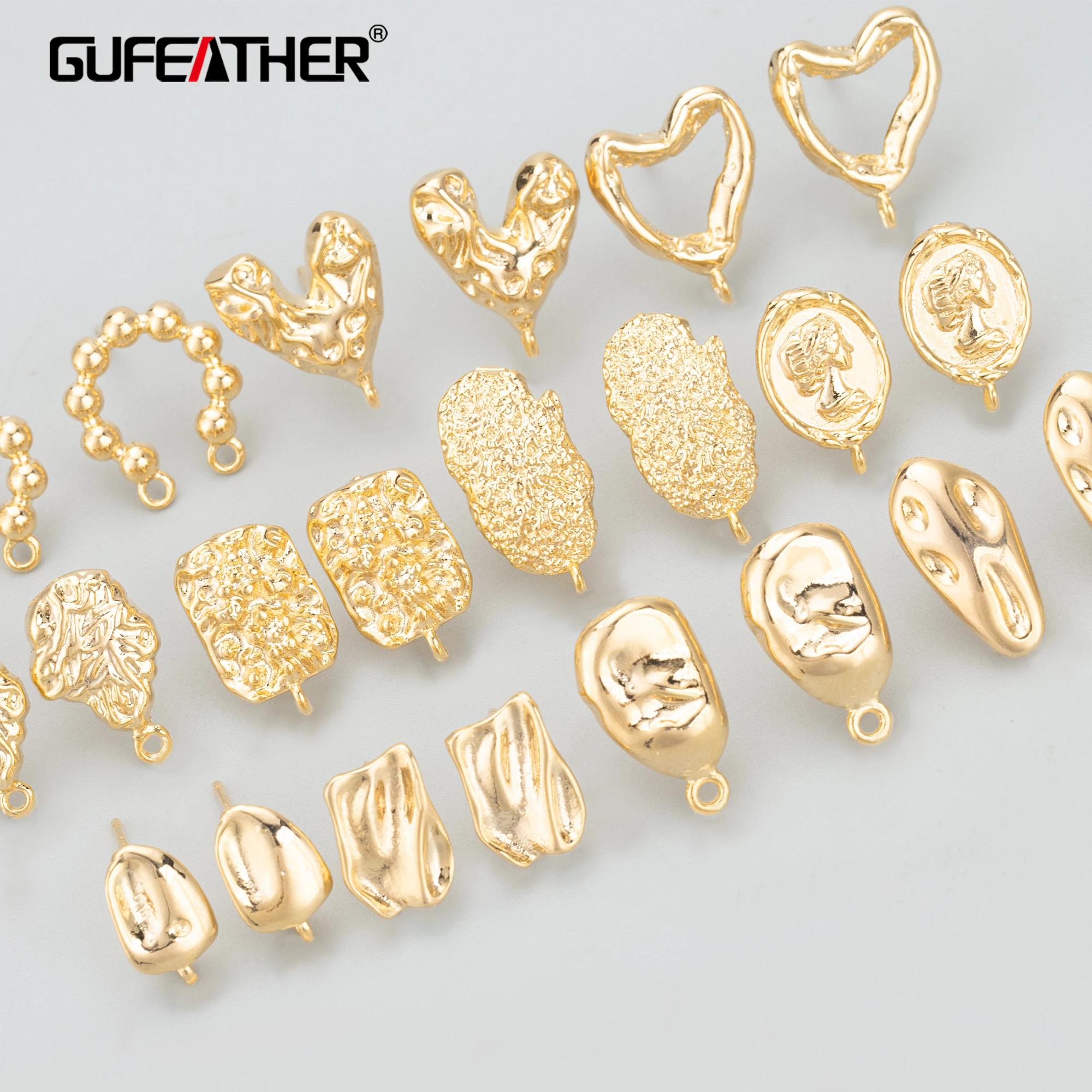 GUFEATHER MD33, 쥬얼리 액세서리, 18k 금 로듐 도금, 구리, 핸드 메이드, 참, DIY 귀걸이, 쥬얼리 제작, 로트당 6 개 title=GUFEATHER MD33, 쥬얼리 액세서리, 18k 금 로듐 도금, 구리, 핸드 메이드, 참, DIY 귀걸이, 쥬얼리 제작, 로트당 6 개