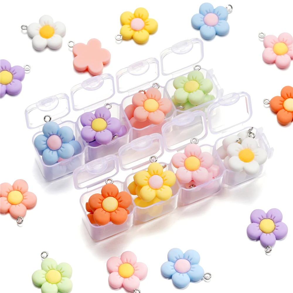 다채로운 아크릴 귀여운 꽃 모양 느슨한 매력 펜던트, 목걸이 DIY 공예 쥬얼리 제작 액세서리, 10 개/로트, 21*25mm title=다채로운 아크릴 귀여운 꽃 모양 느슨한 매력 펜던트, 목걸이 DIY 공예 쥬얼리 제작 액세서리, 10 개/로트, 21*25mm