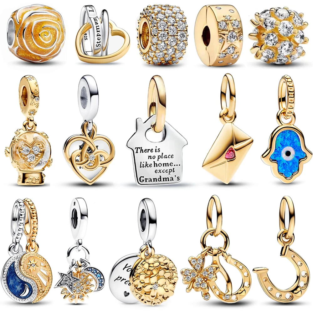 화려한 14K 골드 졸업 모자, 스타 데이지 패밀리 트리, 음과 연, 댕글 참 핏 브랜드 팔찌, 925 스털링 실버 주얼리 title=화려한 14K 골드 졸업 모자, 스타 데이지 패밀리 트리, 음과 연, 댕글 참 핏 브랜드 팔찌, 925 스털링 실버 주얼리