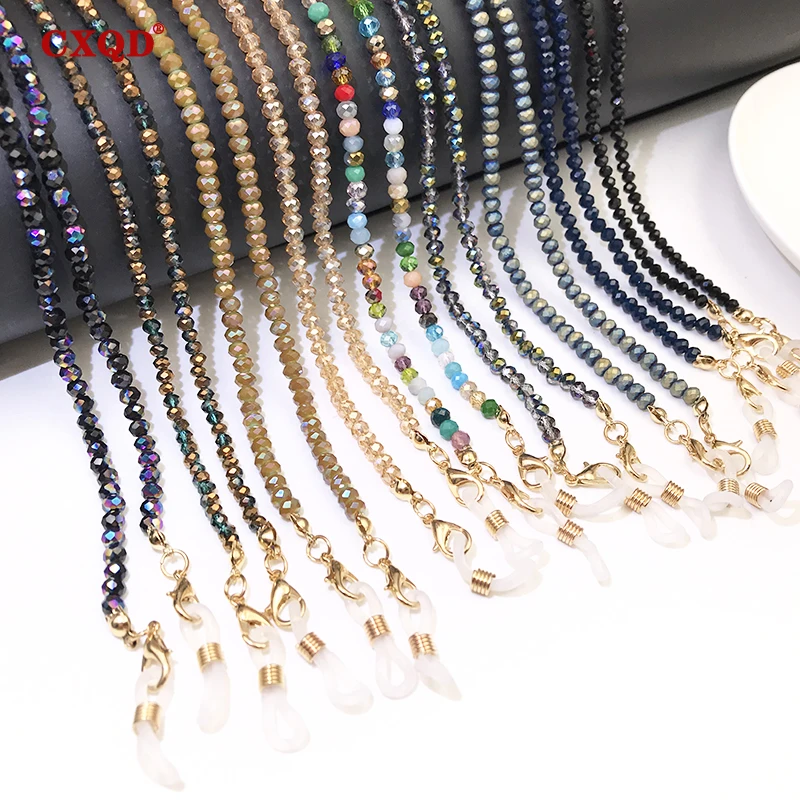 여성용 독서 안경 체인, 선글라스 코드, 캐주얼 패션, 4mm 컬러 도금, 비즈 안경, 스트랩 로프, 마스크 목걸이 선물 title=여성용 독서 안경 체인, 선글라스 코드, 캐주얼 패션, 4mm 컬러 도금, 비즈 안경, 스트랩 로프, 마스크 목걸이 선물 