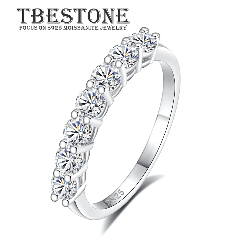 Tbestone 18k 금 도금 실버 925 모이사나이트 반지 여성용, 0.7ct 3.0mm D 컬러 vvs1 인증 브랜드 쥬얼리, 고품질 title=Tbestone 18k 금 도금 실버 925 모이사나이트 반지 여성용, 0.7ct 3.0mm D 컬러 vvs1 인증 브랜드 쥬얼리, 고품질 