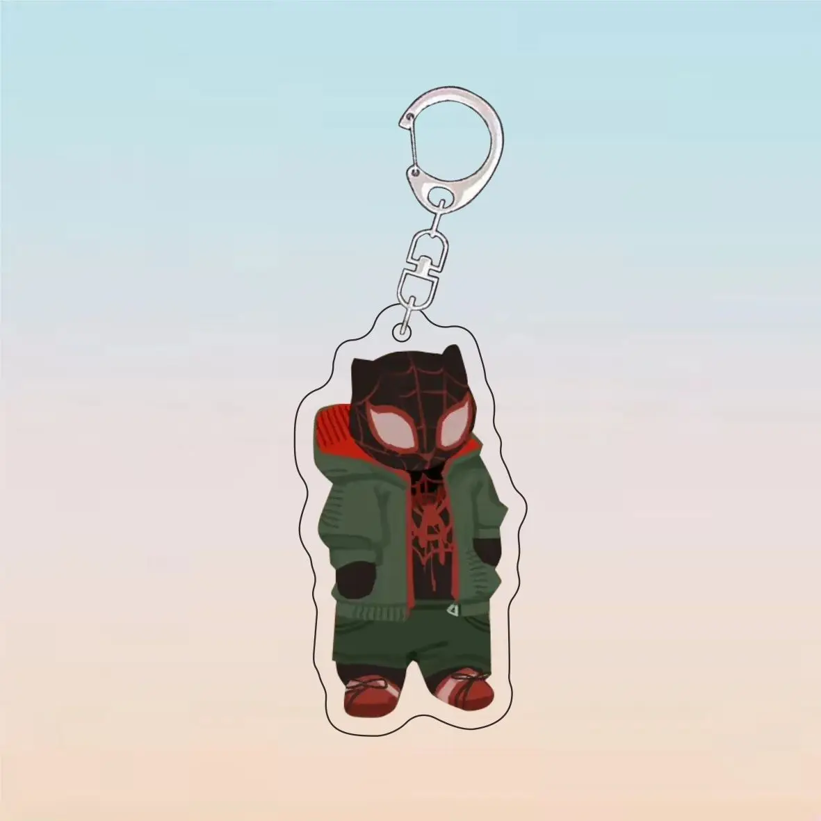 가방용 2024 키체인, 고양이 밈 슈퍼 고양이 전사 고양이, 재미있는 학생 선물, 애니메이션 키링, 귀여운 물건, 가장 친한 친구를 위한 저렴한 선물