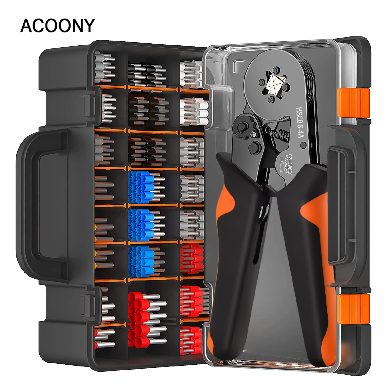 압착 펜치 키트 관형 터미널 HSC8 6-4A 크림퍼 와이어 미니 페룰 크림 퍼 핸드 툴 가정용 전기 키트 상자 포함 title=압착 펜치 키트 관형 터미널 HSC8 6-4A 크림퍼 와이어 미니 페룰 크림 퍼 핸드 툴 가정용 전기 키트 상자 포함 