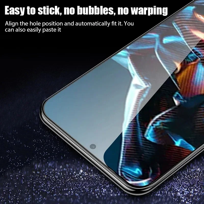 샤오미 레드미 화면 보호대 강화 유리, Mi Poco X5 X4 X3 F5 M5 F4 F3 Pro GT, 샤오미 13T 레드미 노트 12 11 10 9 8 7 S 10 T Pro, 5 개