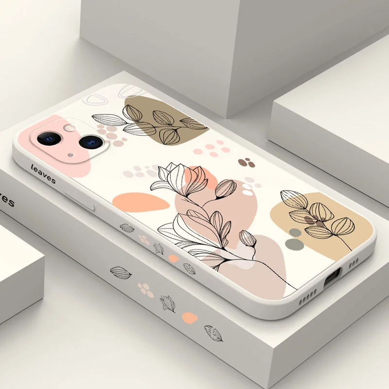 추상화 식물 꽃 실리콘 휴대폰 케이스, 아이폰 14, 15, 16 프로 맥스 케이스, 아이폰 11, 13, 12 프로 맥스, 7, 8 플러스, XS 충격 방지 커버 title=추상화 식물 꽃 실리콘 휴대폰 케이스, 아이폰 14, 15, 16 프로 맥스 케이스, 아이폰 11, 13, 12 프로 맥스, 7, 8 플러스, XS 충격 방지 커버