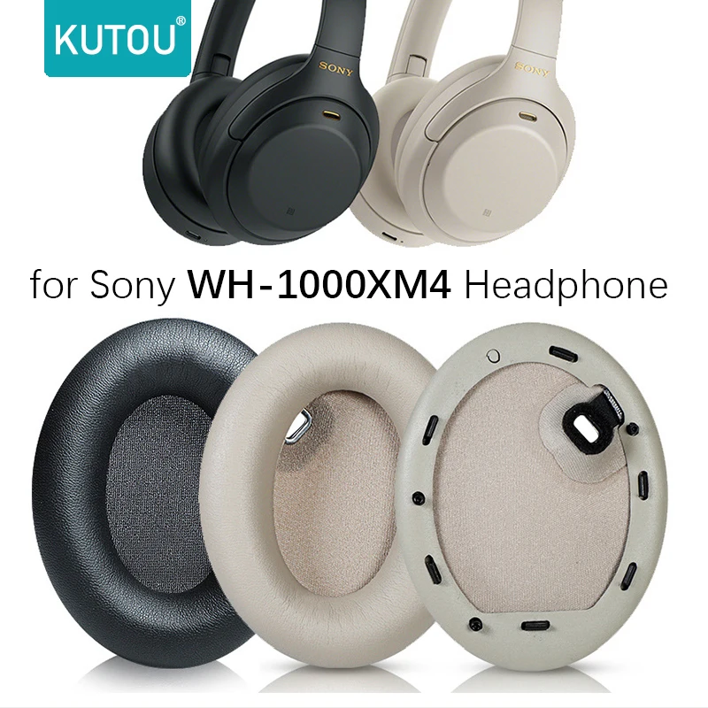 KUTOU 교체용 이어 패드 쿠션, 소니 WH-1000XM4 헤드폰 소프트 메모리 폼 패드, 1000 XM4 1000XM4 이어패드 title=KUTOU 교체용 이어 패드 쿠션, 소니 WH-1000XM4 헤드폰 소프트 메모리 폼 패드, 1000 XM4 1000XM4 이어패드