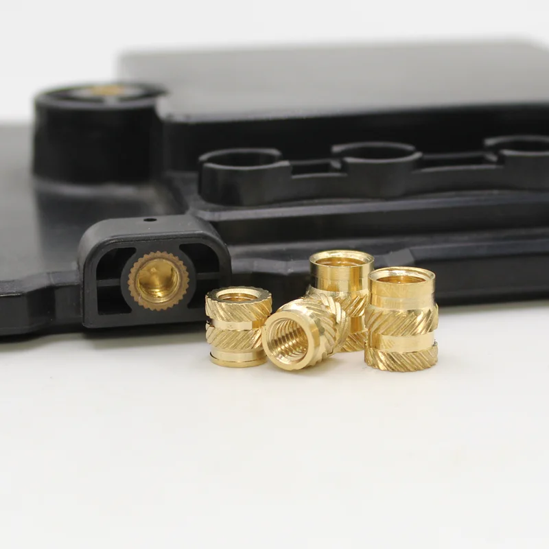 3D 인쇄 플라스틱용 황동 나사산 인서트 너트 키트, M2 M2.5 M3 M4 M5 M6 M8 핫멜트 열 널링 삽입 구리 인서트 너트