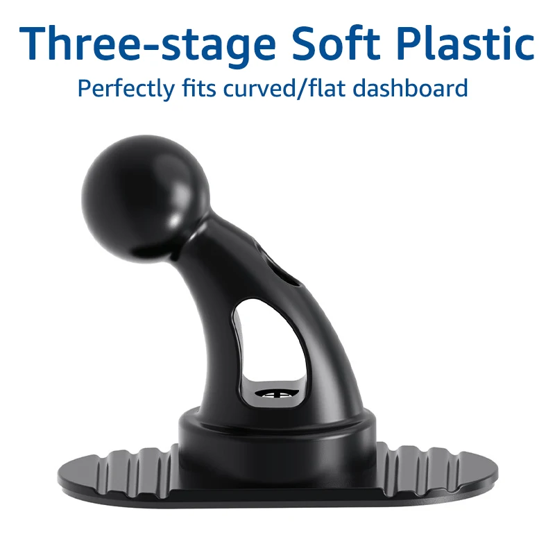 범용 17mm 볼 헤드 스티커 베이스, 대시보드 자동차 휴대폰 거치대 스티커 베이스, 휴대폰 스탠드 자동차 마운트 액세서리