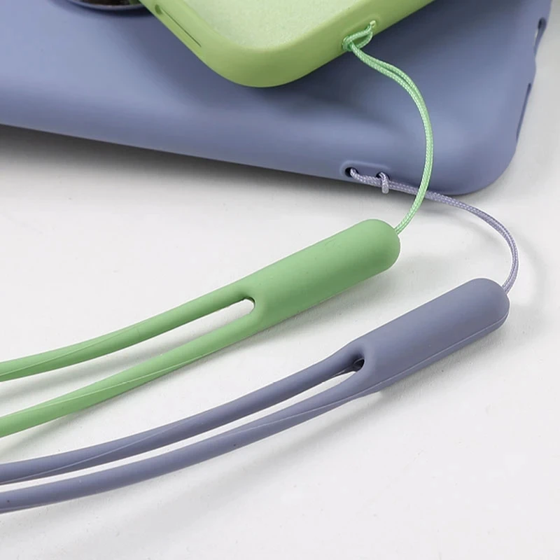 휴대폰용 짧은 실리콘 손목 스트랩 핸드 랜야드, 아이폰 11, 삼성 카메라, 고프로 USB 플래시 드라이브 키, ID 카드 키코드 키체인