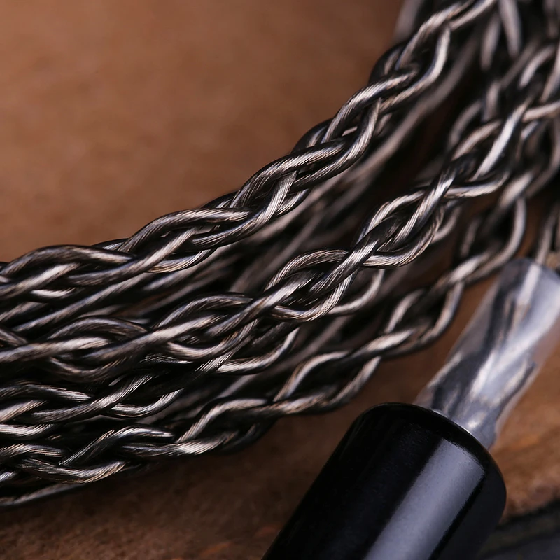 OPENHEART 8 코어 헤드폰 케이블, 1 ~ 2 잭 듀얼 3.5/2.5/4.4mm 밸런스 케이블, 은도금 구리 업그레이드 교체, 2m 3m