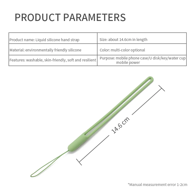 휴대폰용 짧은 실리콘 손목 스트랩 핸드 랜야드, 아이폰 11, 삼성 카메라, 고프로 USB 플래시 드라이브 키, ID 카드 키코드 키체인