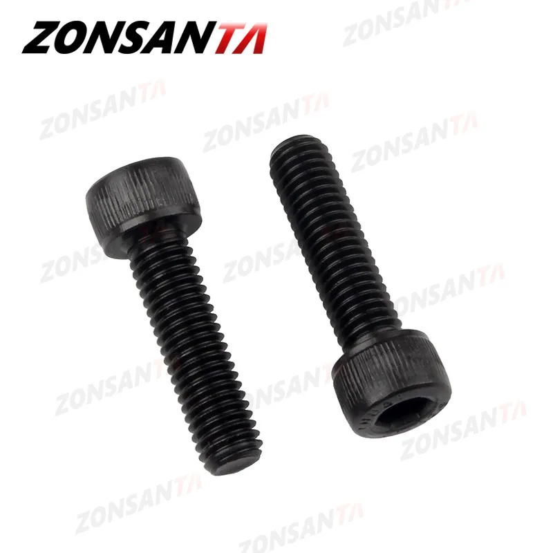 ZONSANTA-M2 M3 M4 M5 M6 M8 육각 알렌 소켓 캡 헤드 나사, 검정색 등급 12.9 미터법 Diy 나사, 가구 볼트, 가구 선박 자동차