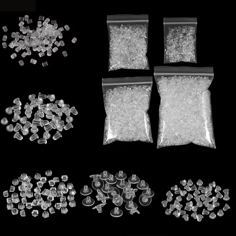200-2000pcs 스터드 귀걸이에 대 한 부드러운 실리콘 고무 귀걸이 다시 Stoppers DIY 귀걸이 결과 액세서리 총알 튜브 귀 플러그 title=200-2000pcs 스터드 귀걸이에 대 한 부드러운 실리콘 고무 귀걸이 다시 Stoppers DIY 귀걸이 결과 액세서리 총알 튜브 귀 플러그