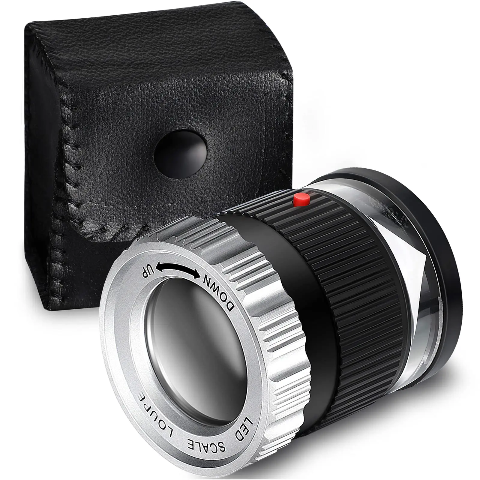 체중계 LED UV 조명 돋보기, 30X 포켓 돋보기, 조절 가능한 초점 HD 루페 쥬얼리 도구, 독서 루파 title=체중계 LED UV 조명 돋보기, 30X 포켓 돋보기, 조절 가능한 초점 HD 루페 쥬얼리 도구, 독서 루파