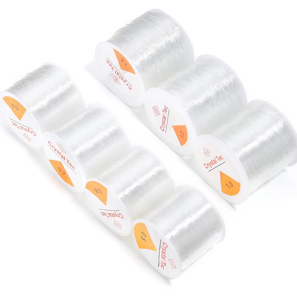 Louleur 플라스틱 크리스탈 DIY 구슬 스트레치 코드 탄성 라인 쥬얼리 공급 와이어 문자열 보석상 스레드 문자열 스레드 만들기