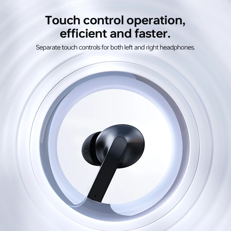 ZQB A3 TWS 무선 블루투스 이어폰, 노이즈 캔슬링 오버 이어 헤드셋, 터치 스포츠 헤드셋, 마이크 포함, HD 통화 방수
