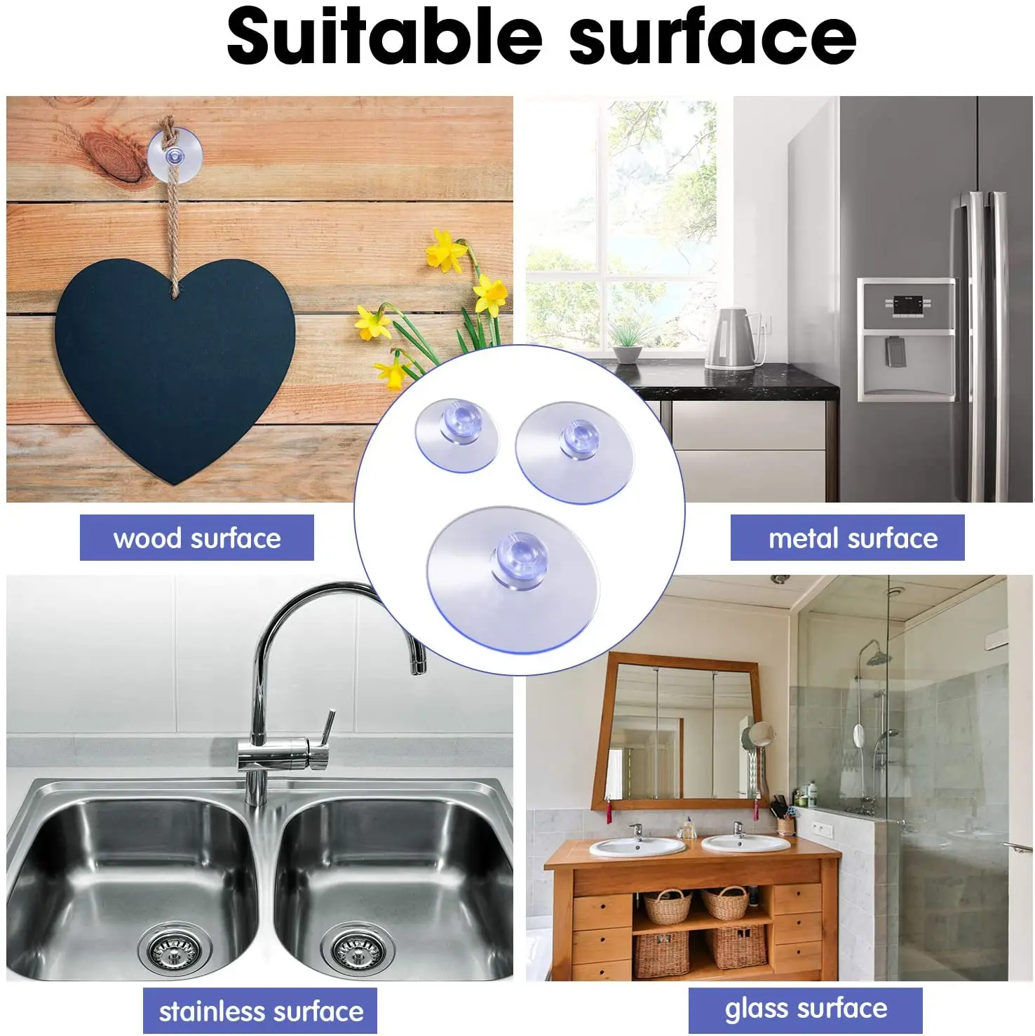 20/30/45mm 버섯 머리 빨판 PVC 물고기 탱크 투명 유리 빨판 천공 투명 흡입 컵 창 장식 웨딩 자동차