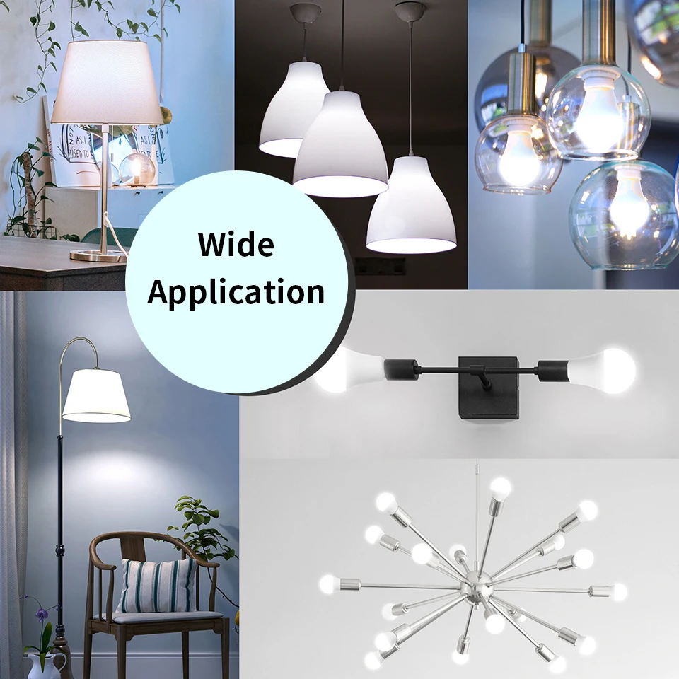 차가운 백색 LED 전구, 거실용 LED 조명, E27 E14 B22 LED, 220V, 3W, 6W, 9W, 12W, 15W, 18W, 20W, 로트당 6 개