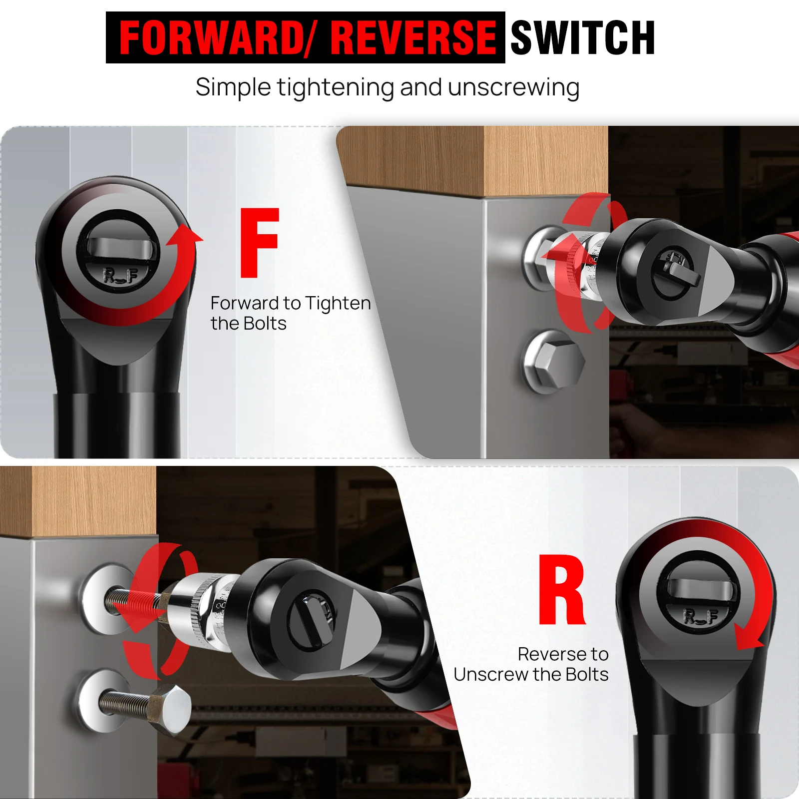 DayPlus 무선 전기 래칫 렌치, 90 ° 앵글 렌치, 12V 파워 래칫 도구, 배터리 2 개 및 충전기, 소켓 7 개, 200NM, 3/8 인치