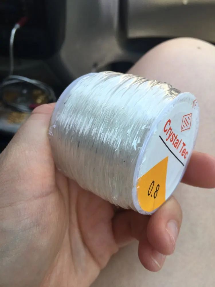 Louleur 플라스틱 크리스탈 DIY 구슬 스트레치 코드 탄성 라인 쥬얼리 공급 와이어 문자열 보석상 스레드 문자열 스레드 만들기