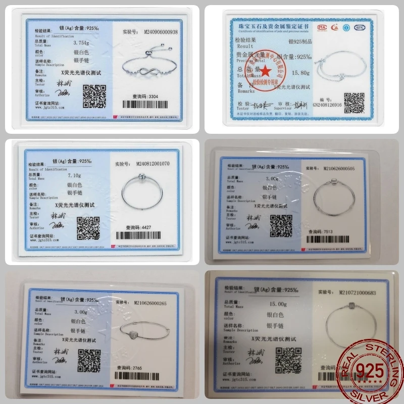 하트 포장 지르코니아 오리지널 팔찌, 인피니티 팔찌, DIY 참 비드, 생일 쥬얼리 선물, 인기 판매, 925 실버, 17-20cm