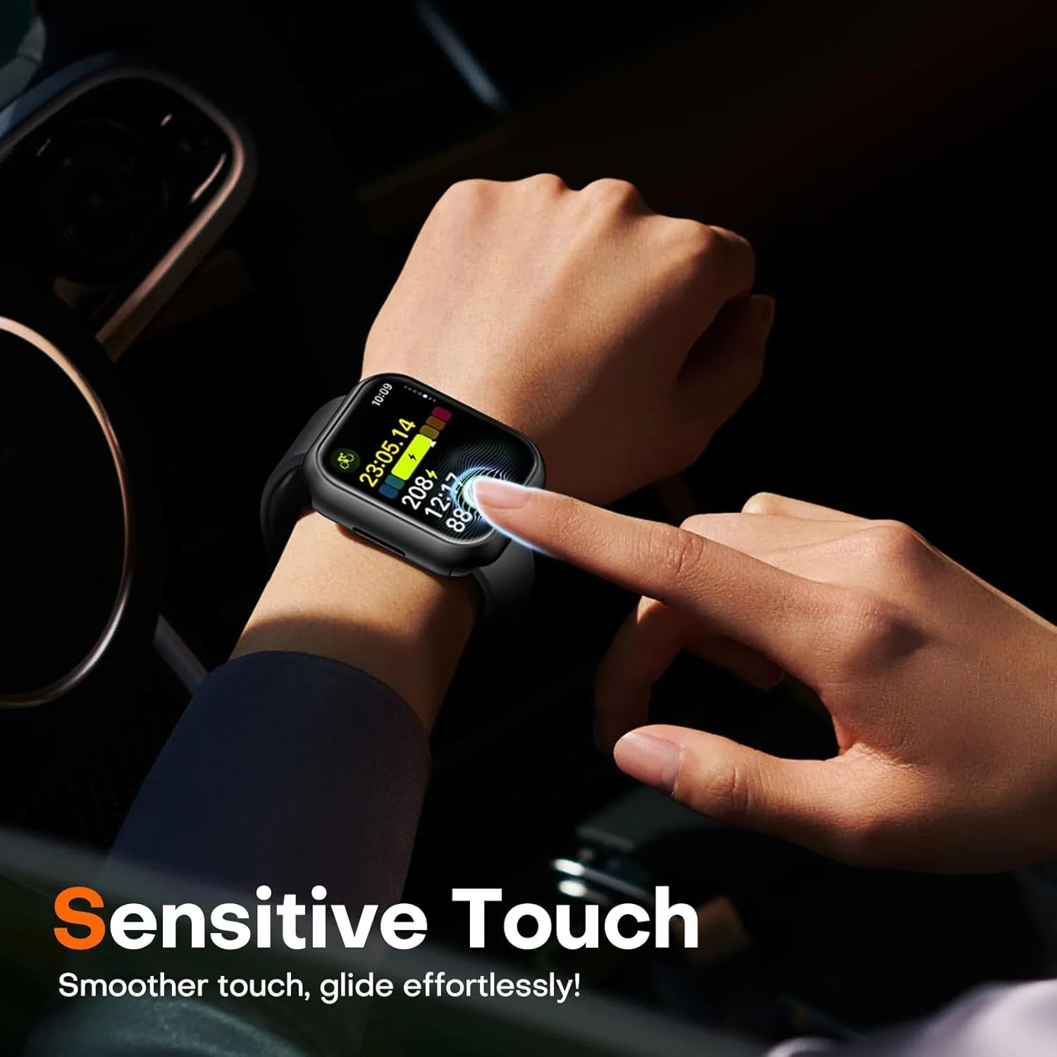 애플 워치용 강화 유리 및 케이스, 아이워치 시리즈 10, 9, 8, 7, 6, SE 5 용 스크린 보호대 액세서리, 46mm, 44mm, 45mm, 41mm, 40mm, 42mm