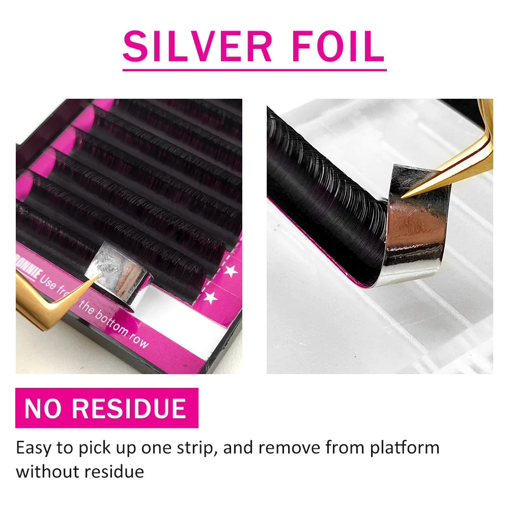 Abonnie 모든 사이즈 B/C/D/J 컬 클래식 개별 속눈썹 확장 밍크 속눈썹 트레이 러시아어 볼륨 매트 속눈썹