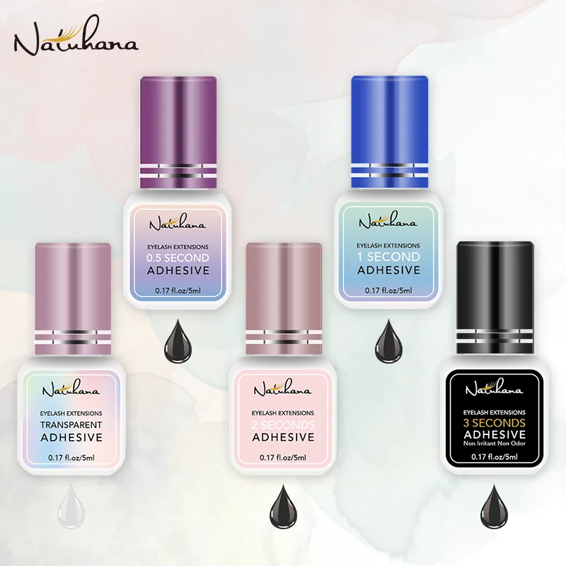 NATUHANA 5ml 1초 속건조 강력 인조 속눈썹 연장 풀 접착식 고정 5-7주 약한 냄새 밍크 속눈썹 접착제 title=NATUHANA 5ml 1초 속건조 강력 인조 속눈썹 연장 풀 접착식 고정 5-7주 약한 냄새 밍크 속눈썹 접착제