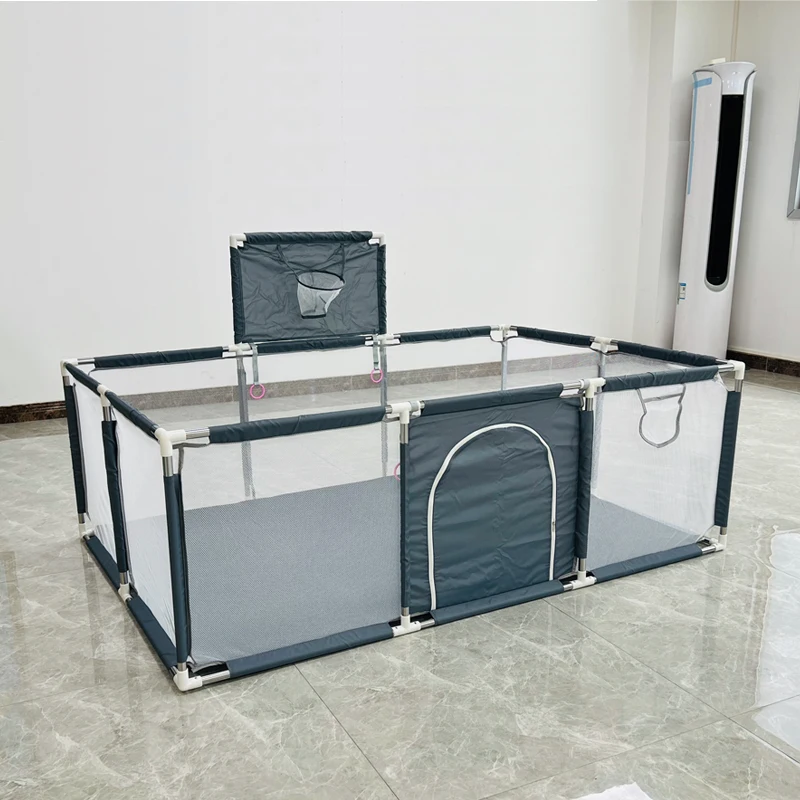 IMBABY 아기용 실내 놀이펜, 아기 코랄리토 안전 장벽, 아기 활동 체육관 대형 공원, 아기 그라운드 박스 울타리