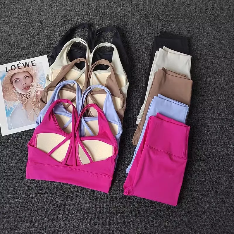 여성용 요가 세트, 스포츠 크롭탑, 하이웨이스트 레깅스, 피트니스 브라 세트, 통기성 체육복, 세트 체육복, 운동복, 2 개 title=여성용 요가 세트, 스포츠 크롭탑, 하이웨이스트 레깅스, 피트니스 브라 세트, 통기성 체육복, 세트 체육복, 운동복, 2 개 