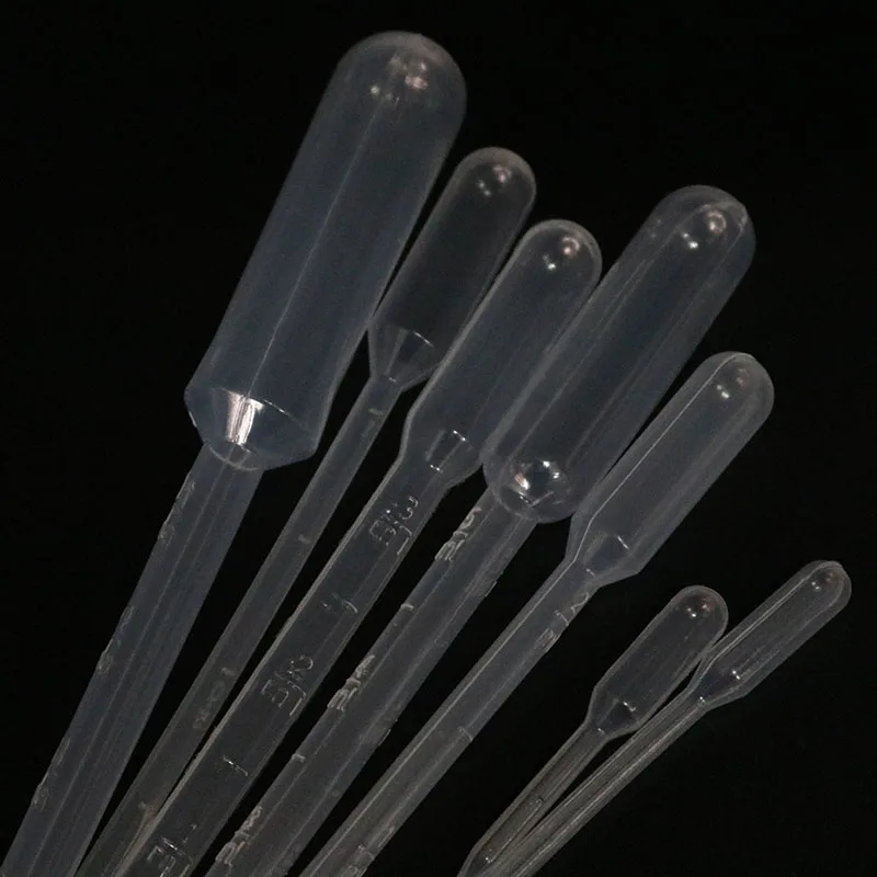실험실 피펫 플라스틱 일회용 눈금 용기, 액체 드로퍼 장비 빨대, 0.2, 0.5, 1, 2, 3/5, 10ml, 10 개