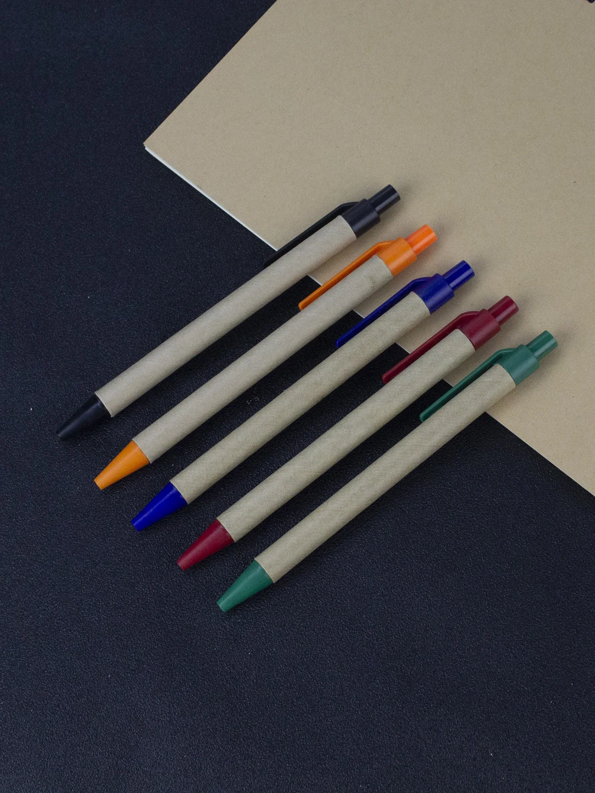 에코 페이퍼 볼펜, 블랙 잉크, 맞춤형 볼펜, 그린 컨셉, 환경 친화적, 맞춤형 프로모션 선물, 맞춤형 로고 펜