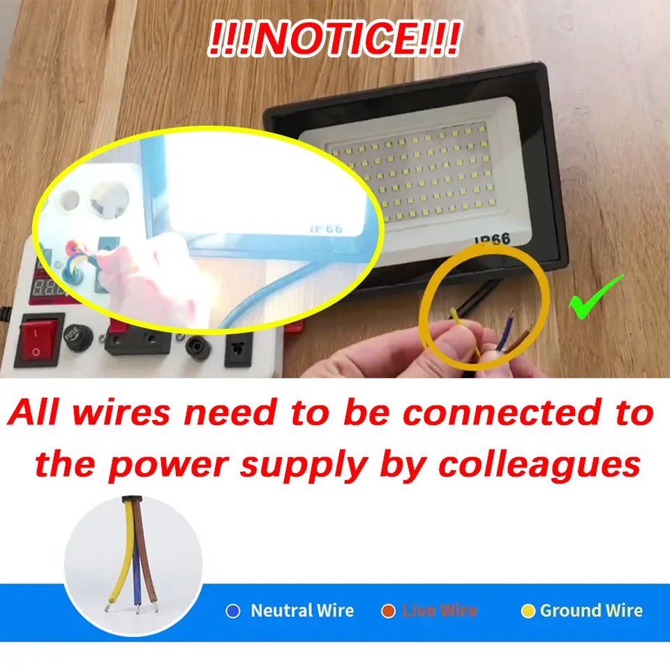 LED PIR 모션 센서 투광 조명 벽 조명 야외 3 색 AC220V 100W 50W 30W 20W 10W IP66방수 LED 스포트라이트 정원